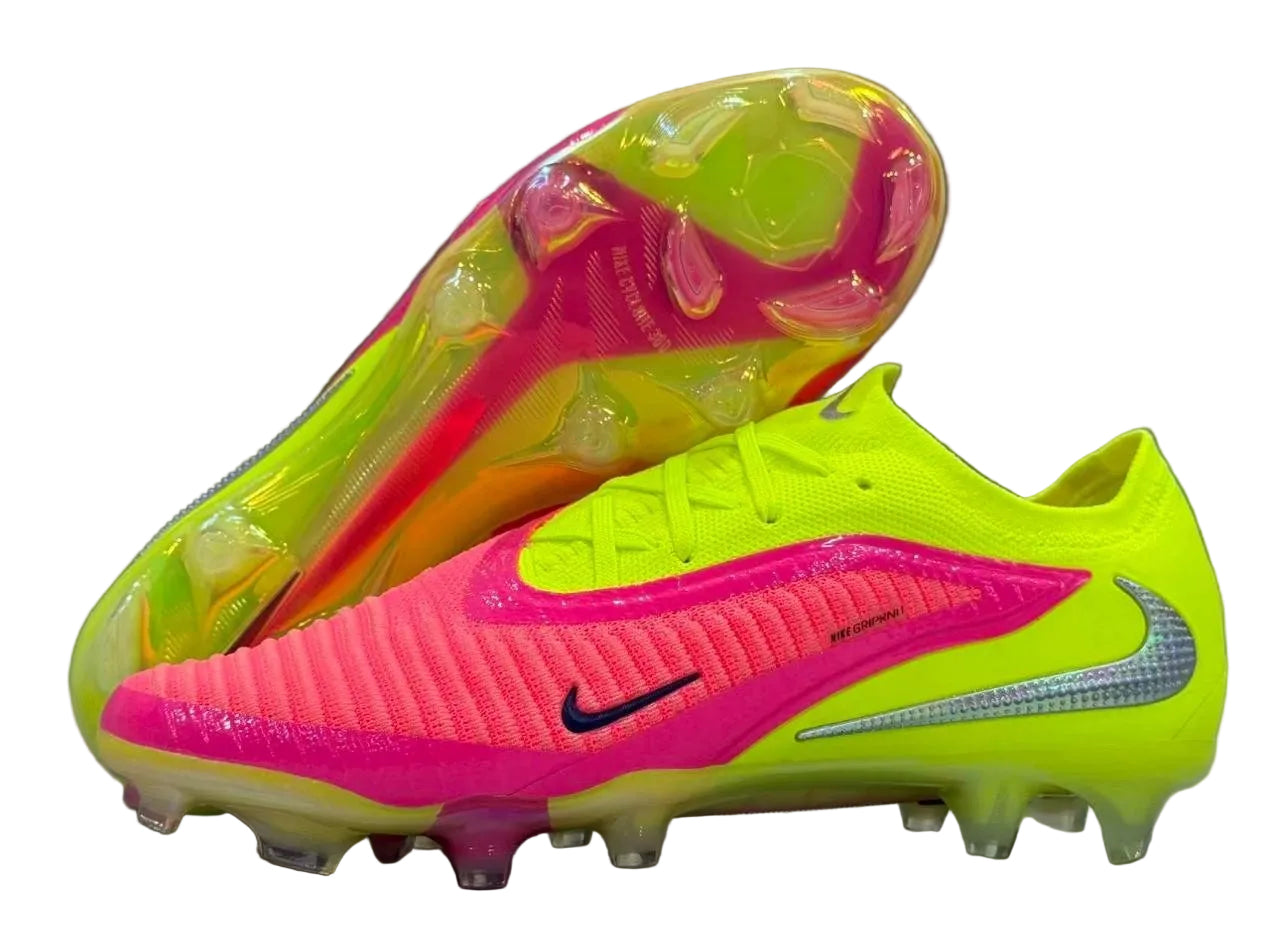 Guayos Phantom GX 6 Fucsia Verde Corto Niño