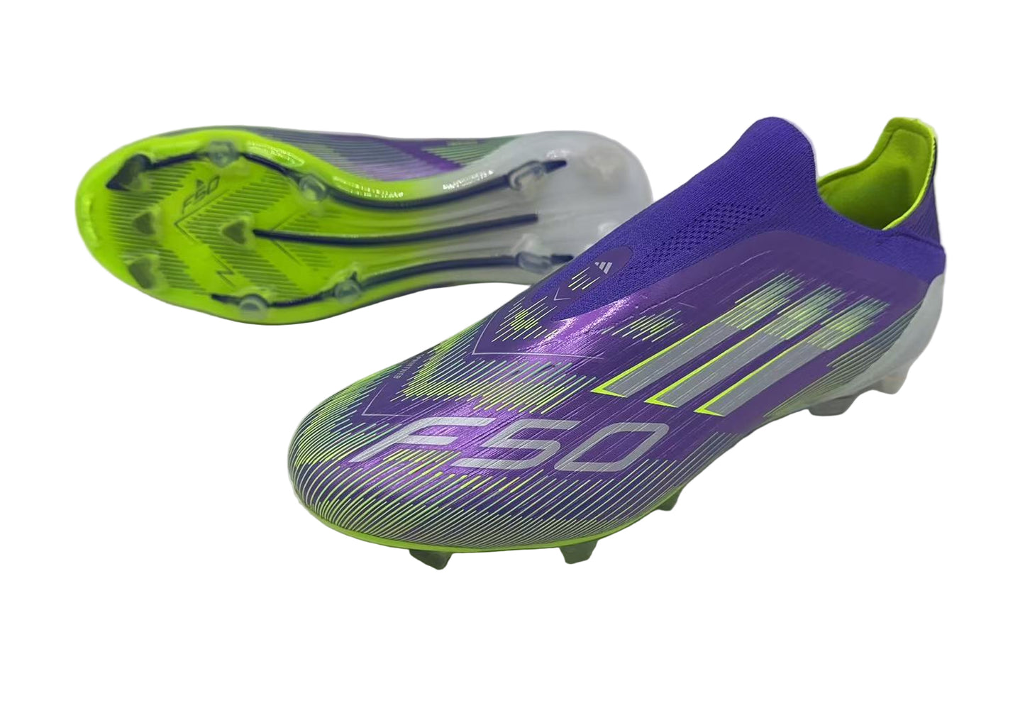 Guayos F50 Morado Verde Laceless