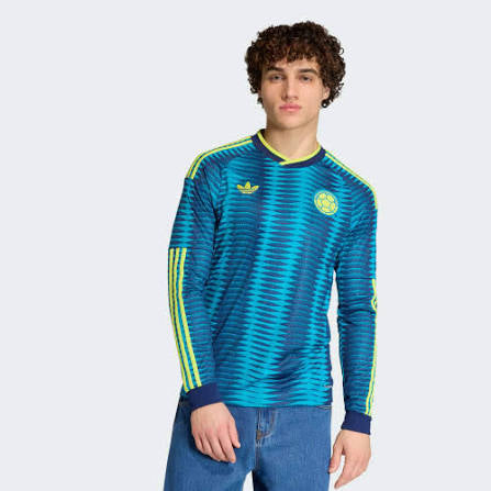 Selección Colombia Visitante 2026 Mundial Manga Larga