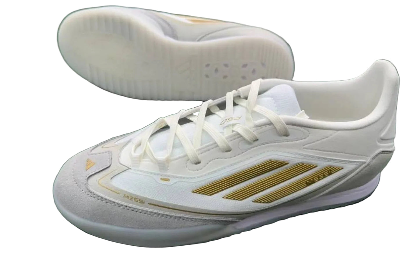 Futsal Freestyle Messi Blanco Gris