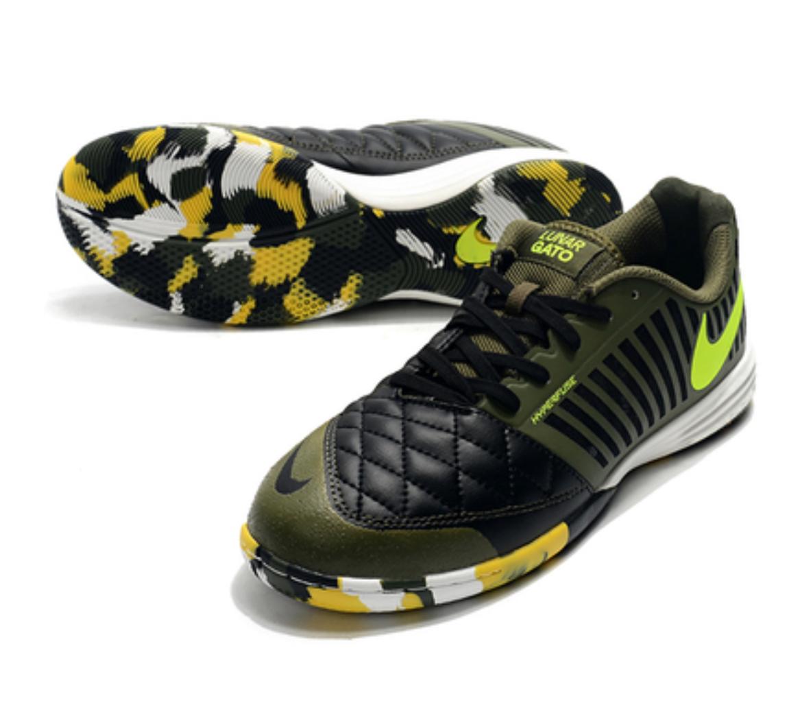Futsal Lunar Gato II Verde Militar