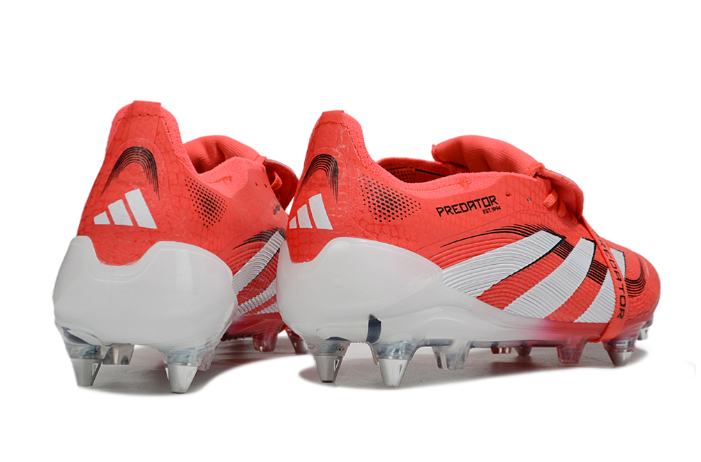 Guayos Predator Rojo Tache aluminio lengüeta