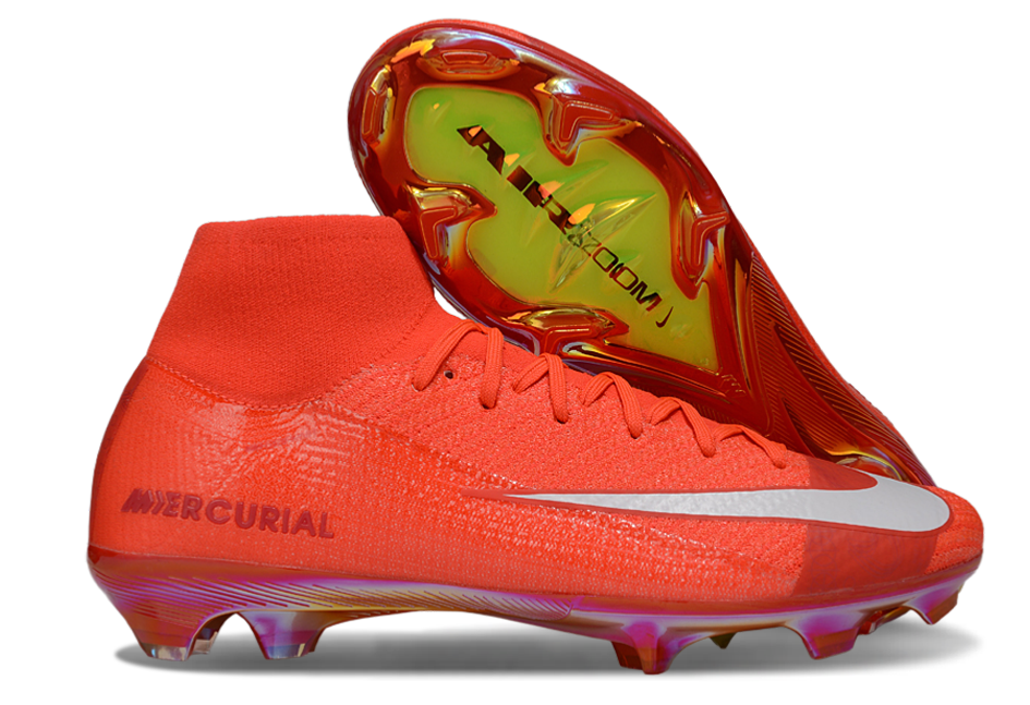 Guayos Mercurial Superfly 10 Elite Rojo Blanco