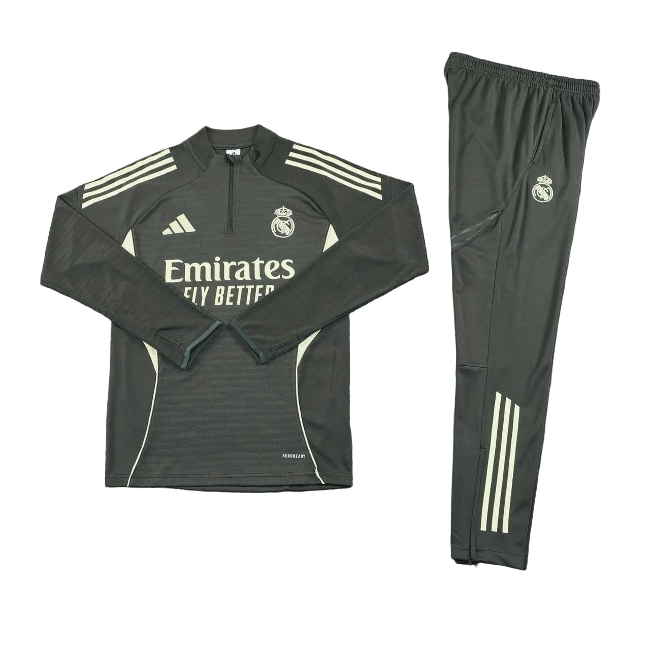 Entrenamiento Real Madrid Gris Oscuro