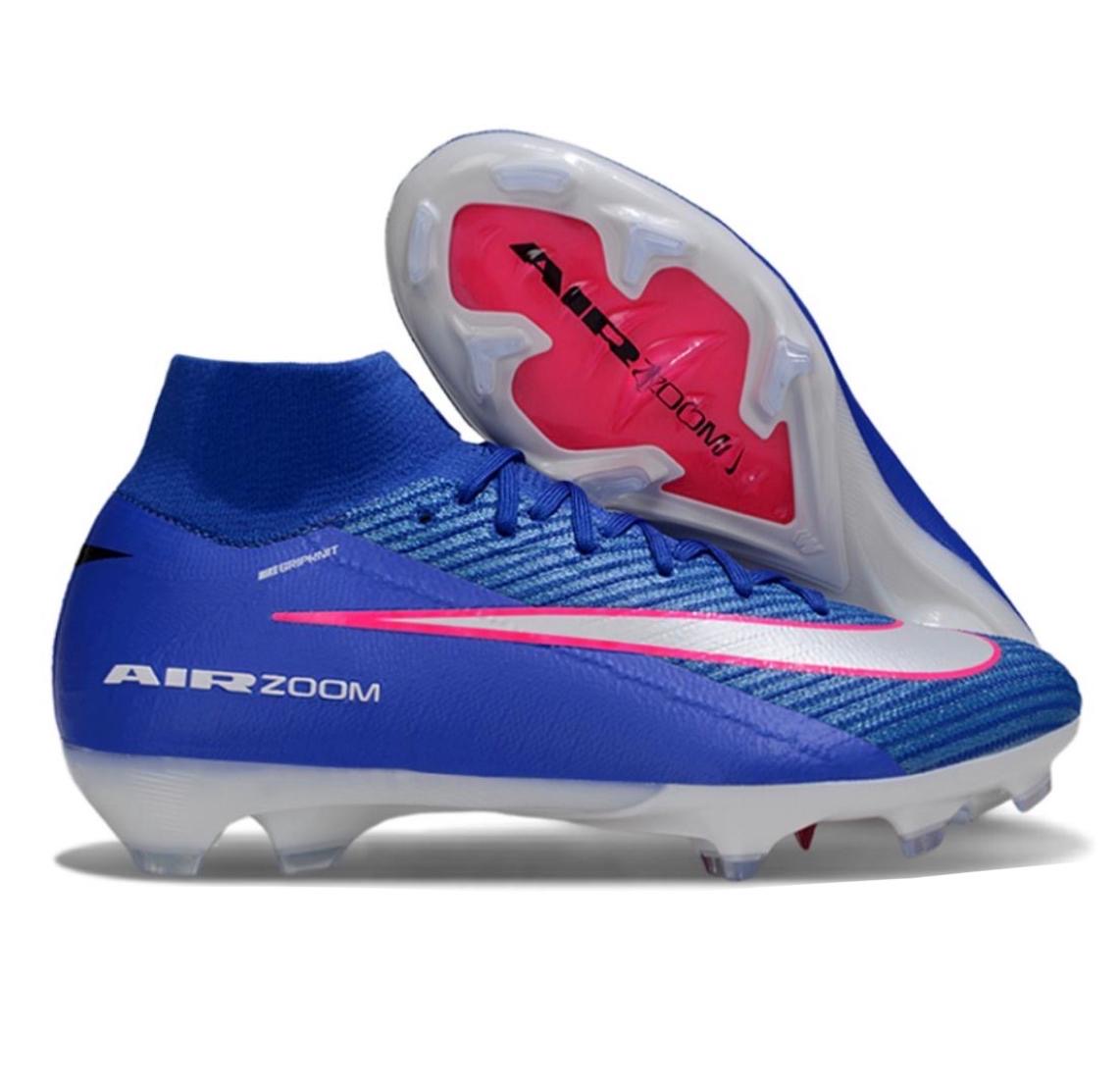 Guayos Mercurial Air Zoom Azul Niño Bota