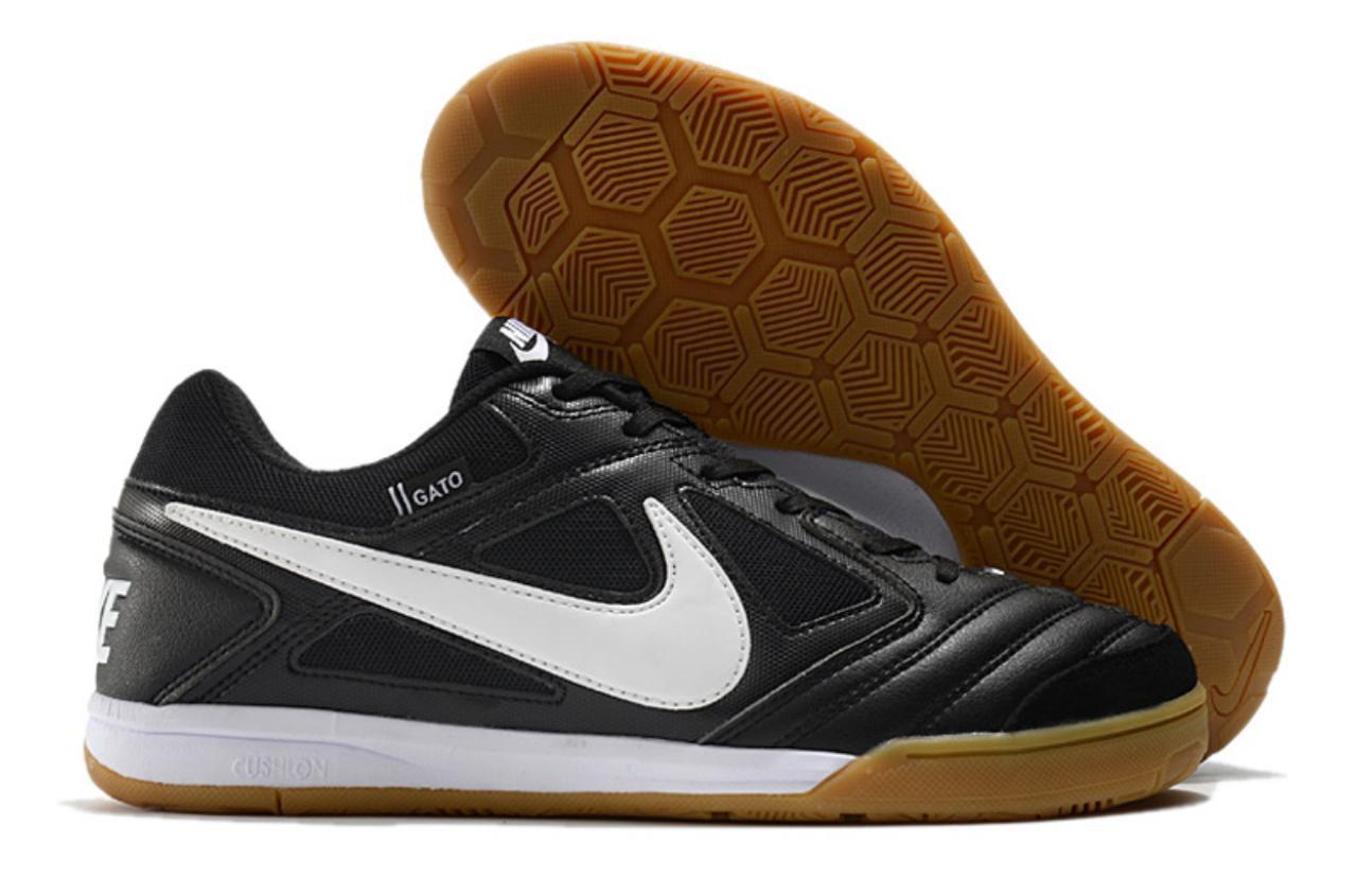 Futsal Gato Supreme Negro Chulo Blanco