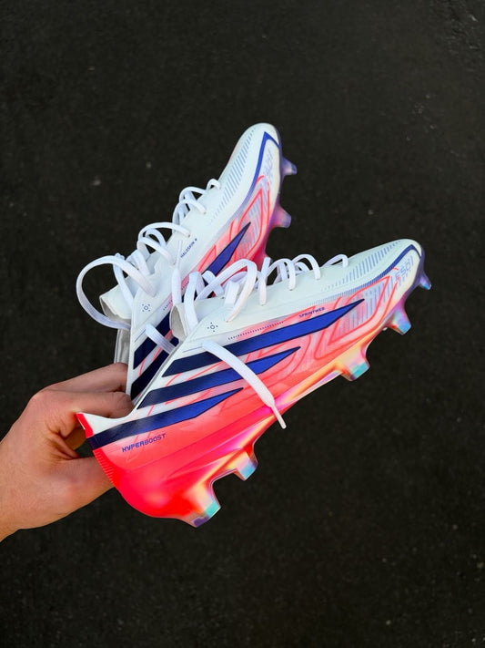 Guayos F50 Hyperfast Blanco Rosado Azul