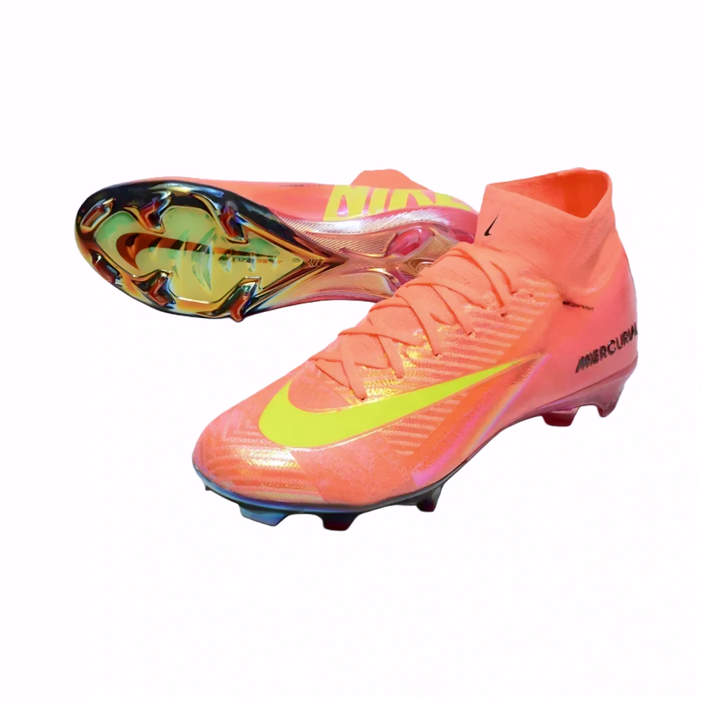Guayos Mercurial Superfly 10 Elite Se Naranjas Jr