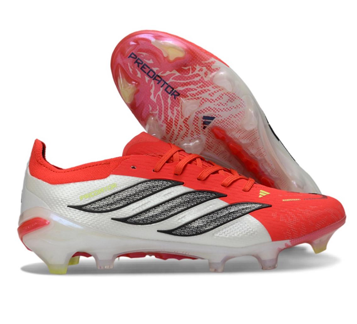 Guayos Predator Cordones Rojo Niño