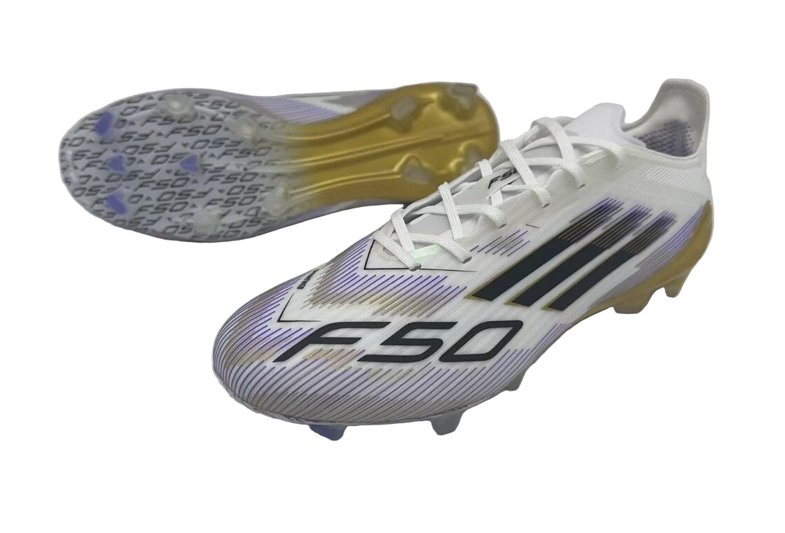 Guayos F50 Blanco Líneas Negras Cordones