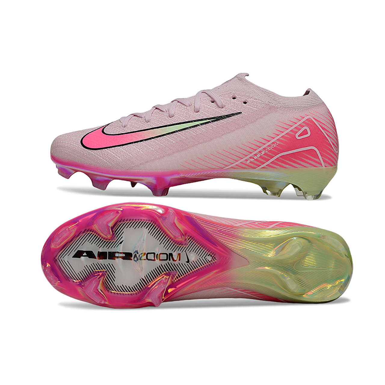 Guayos Mercurial Vapor 16 Rosado Verde Niño
