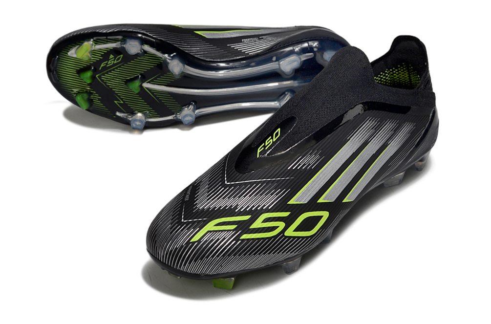 Guayos Negro Verde Laceless