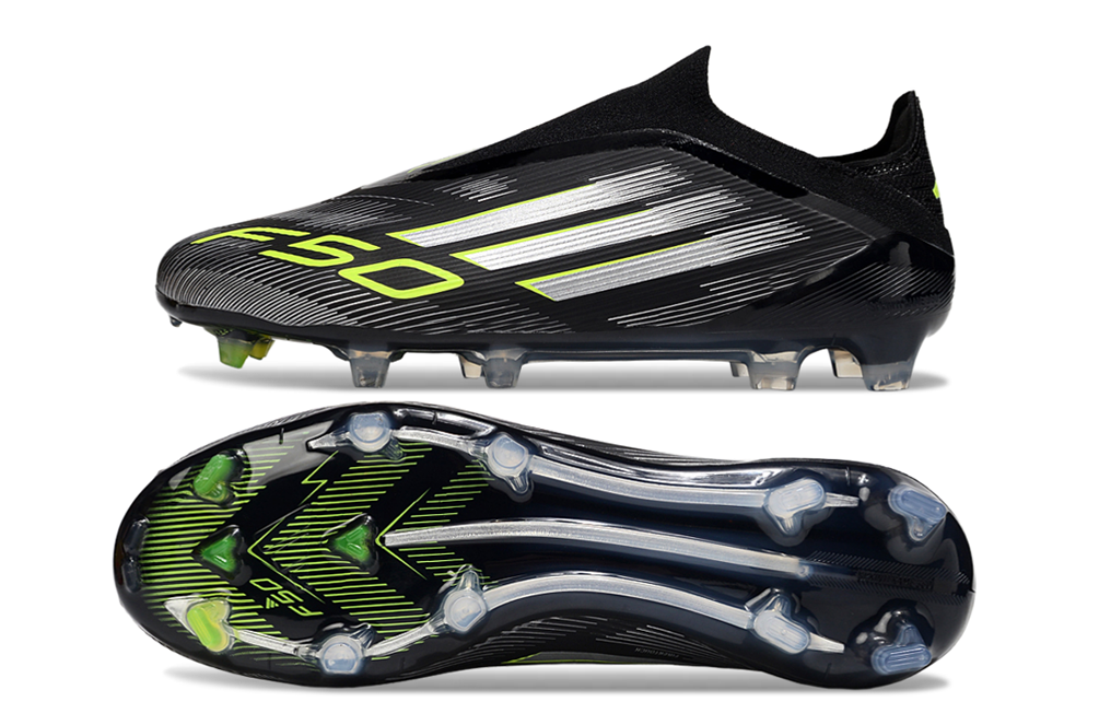Guayos Negro Verde Laceless