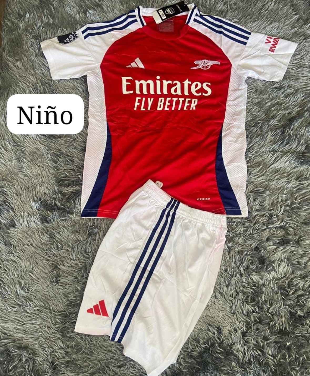 Uniforme niño arsenal 24/25