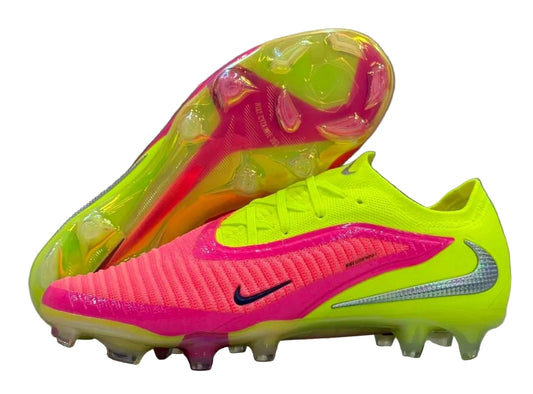 Guayos Phantom GX 6 Fucsia Verde Corto Niño