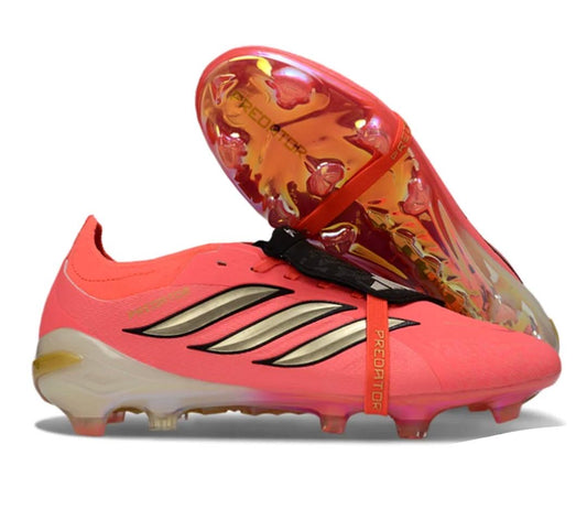 Guayos Predator Powerspine Rojo Dorado Mundial Lengüeta