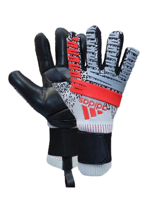 Adidas Gama Alta Gris Línea Roja