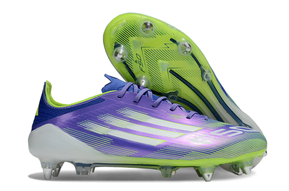Guayos F50 Morado Verde Tache Aluminio