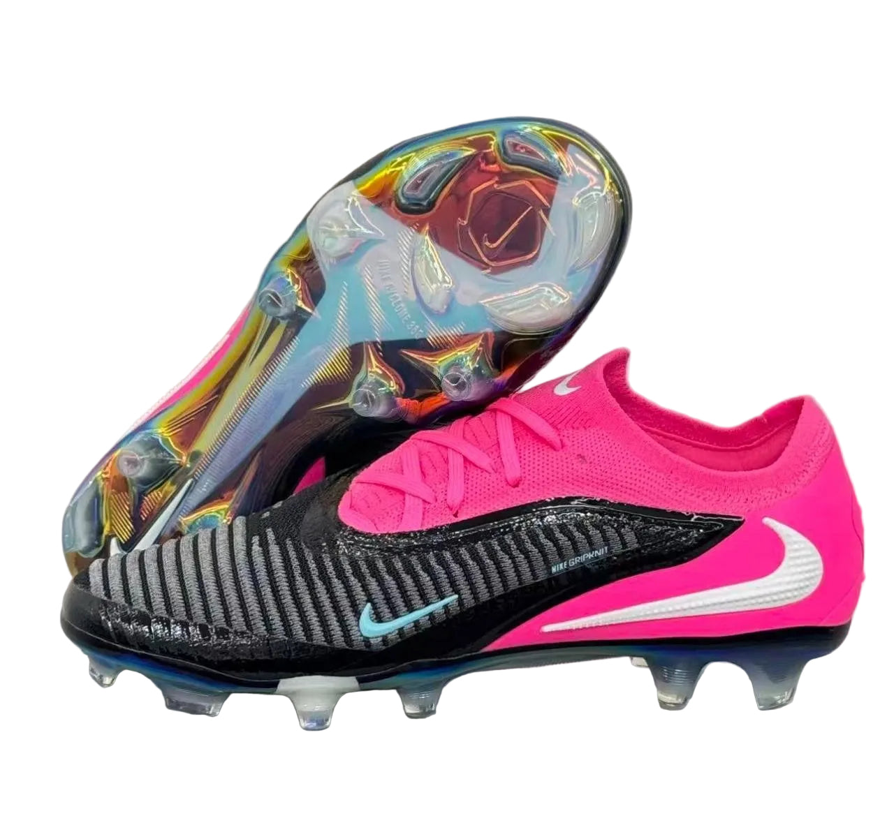Guayos Phantom GX 6 Negro Fucsia Corto Niño