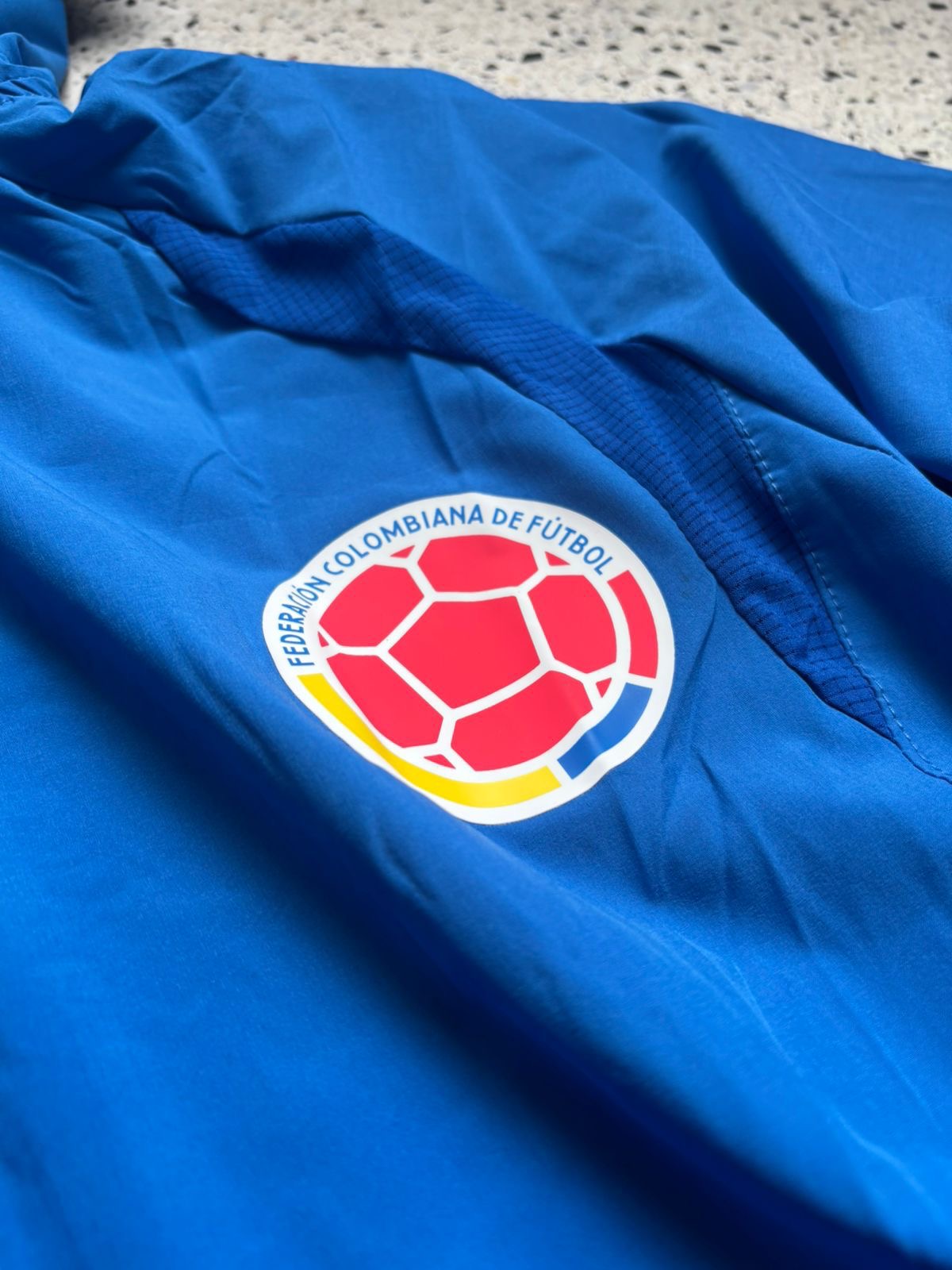 Chaqueta Impermeable Selección Colombia Azul