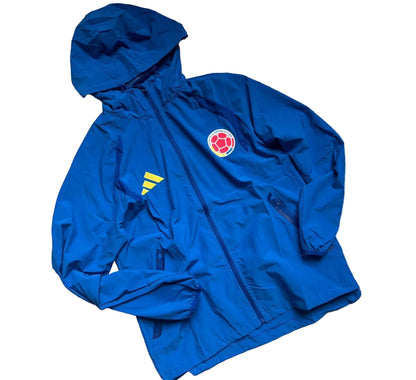 Chaqueta Impermeable Selección Colombia Azul