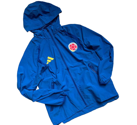 Chaqueta Impermeable Selección Colombia Azul