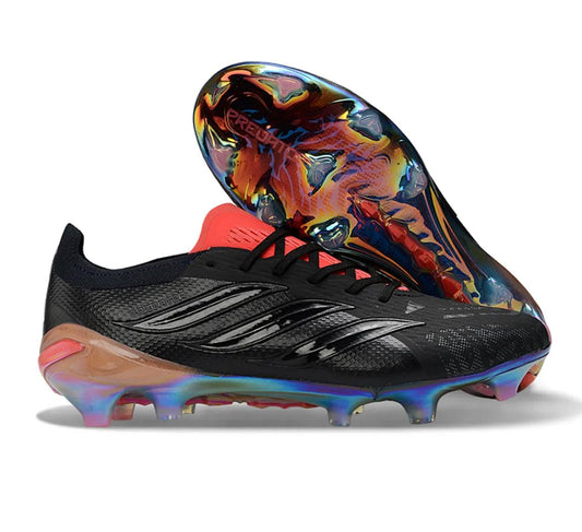 Guayos Predator Lengüeta Negro Rojo Niño