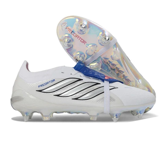 Predator PowerSpine Blanco Azul Tache aluminio Lengüeta