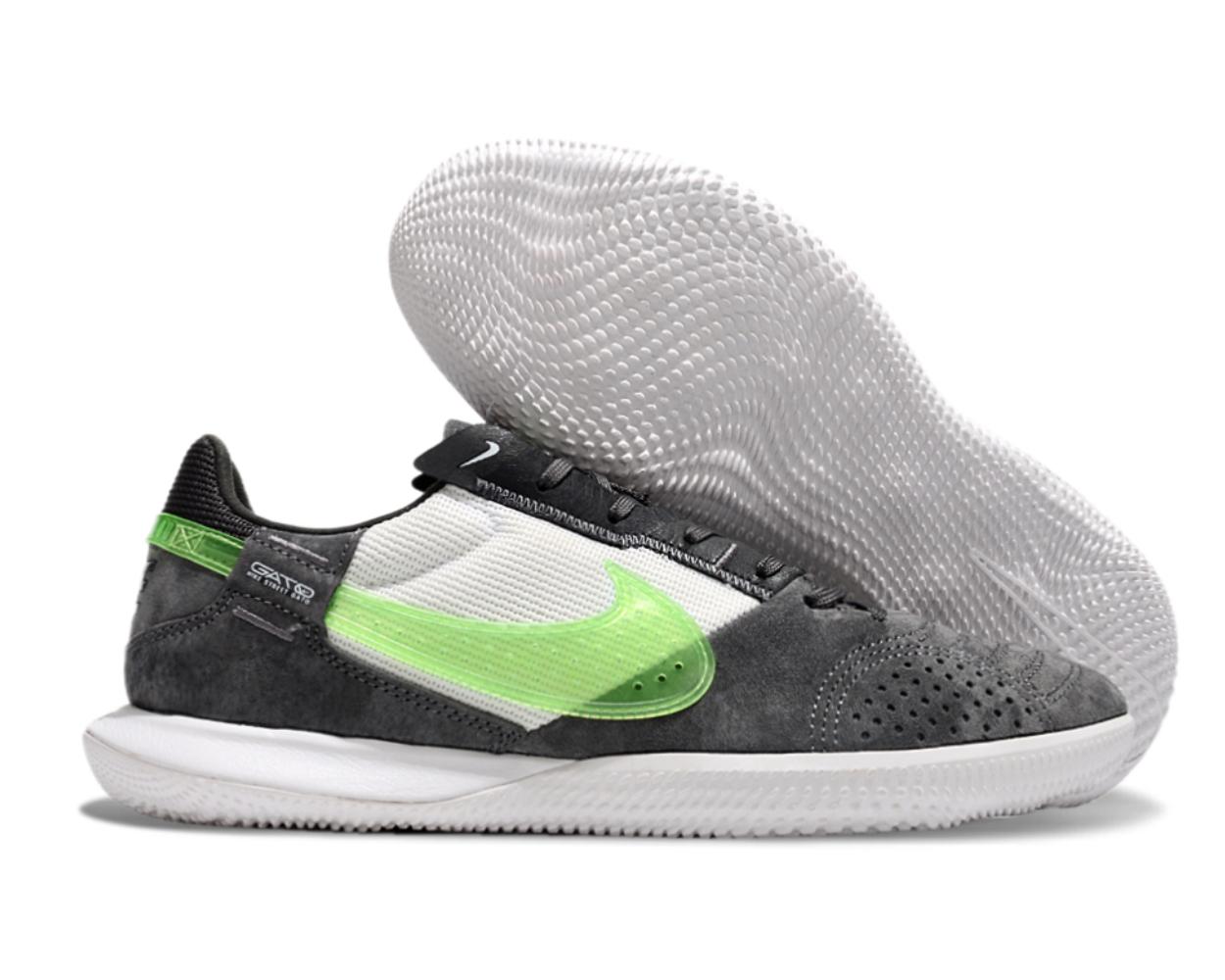 Futsal Gato Street Gris Blanco Chulo Verde