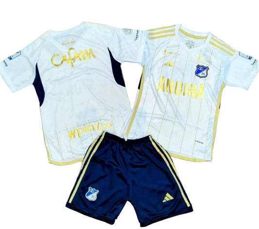 Uniforme Niño Millonarios Blanco Falcao