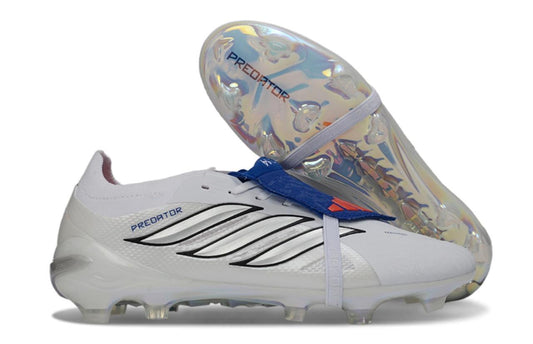 Guayos Predator Powerspine Blanco Azul Lengüeta