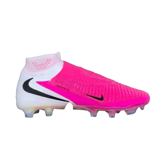 Guayos Phantom GX 6 Rosado Blanco Bota Niño