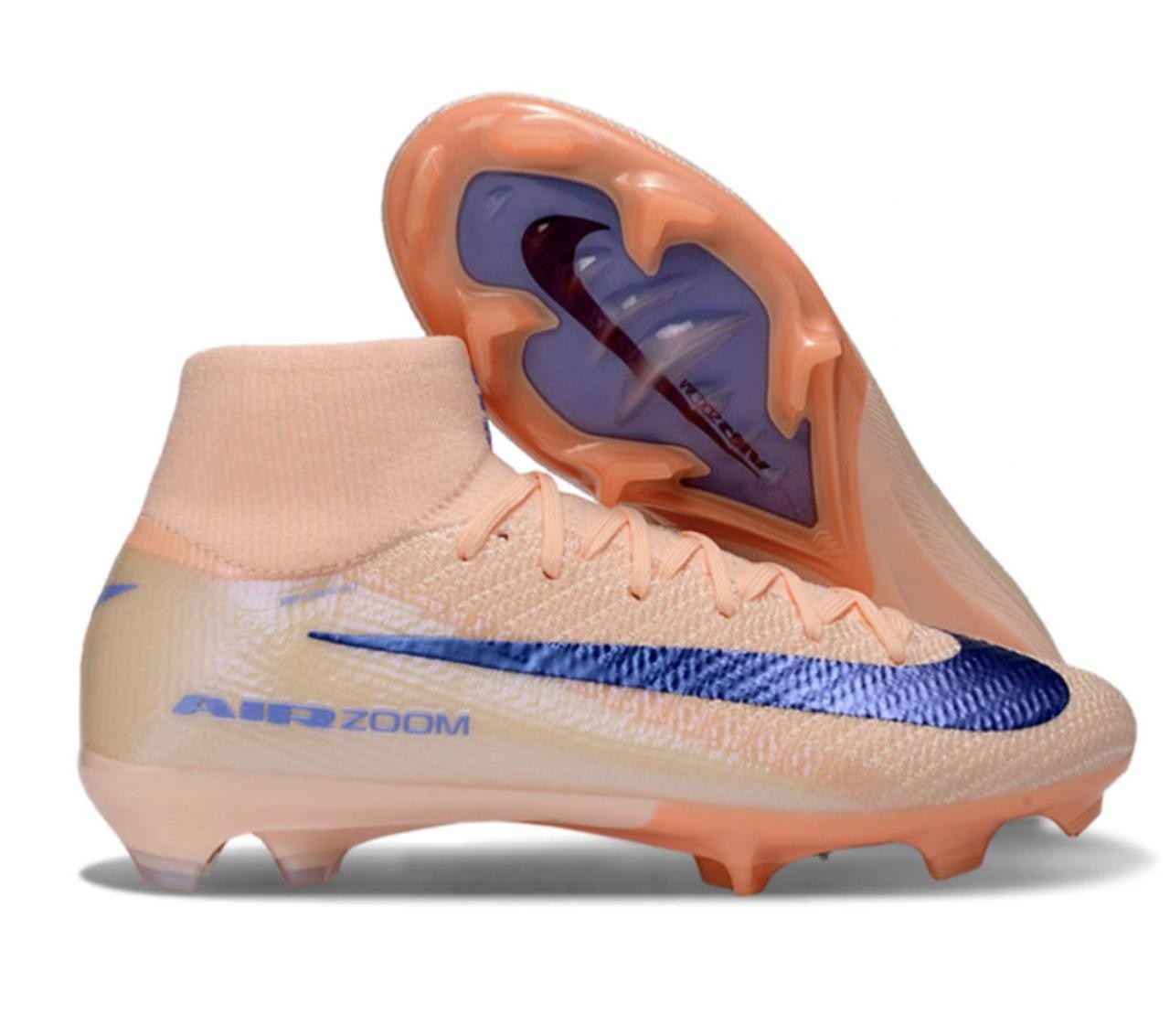 Guayos Mercurial Vapor Naranja Azul Bota