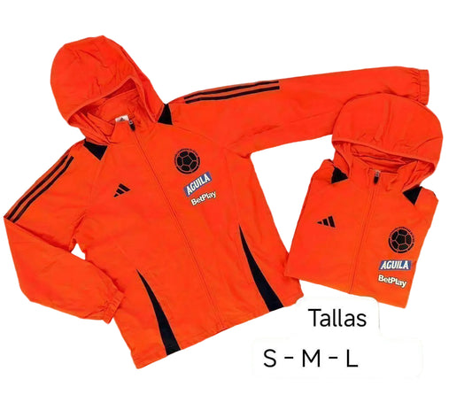 Chaqueta Rompevientos Selección Colombia