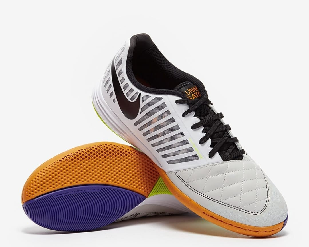 Futsal Lunar Gato II Blanco Suela Colores