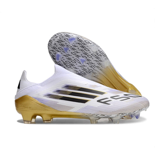 Guayos Blanco Dorado Laceless