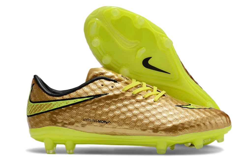 Guayos Hypervenom Dorado Verde