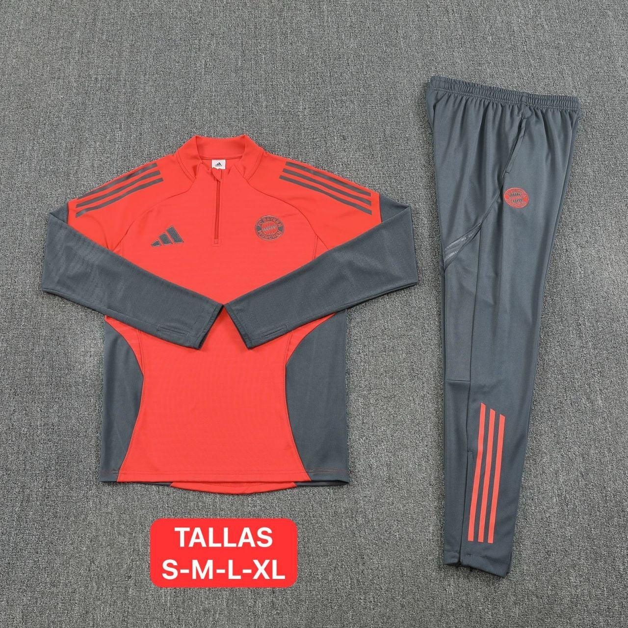 Entrenamiento Bayern Munchen Rojo Gris