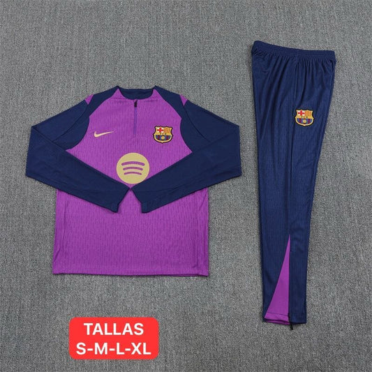 Entrenamiento Barcelona Morado Azul