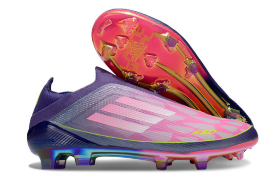 Guayos F50 Laceless Lamine Yamal Morado Verde