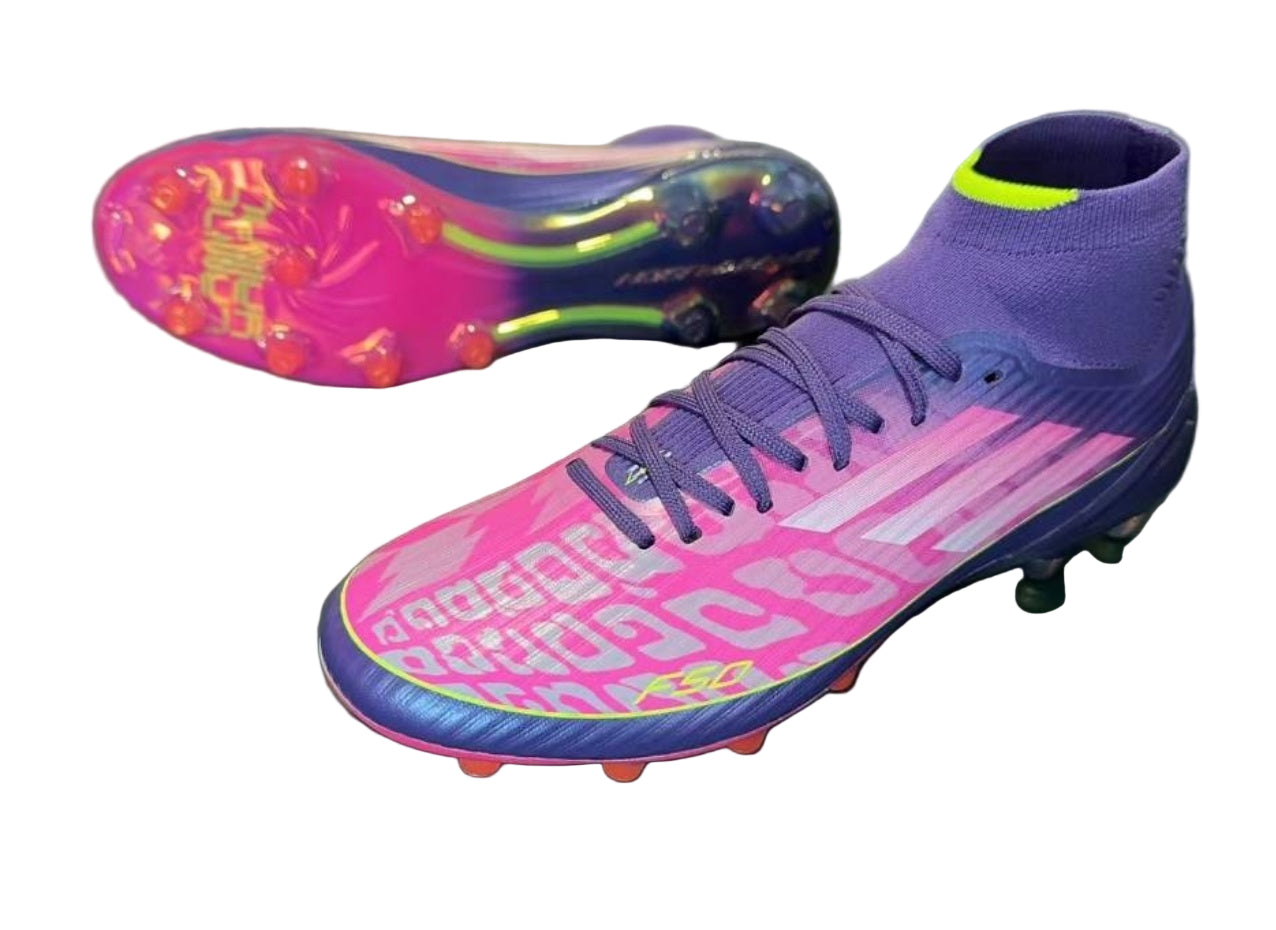 Guayos F50 Bota Lamine Yamal Morado Verde