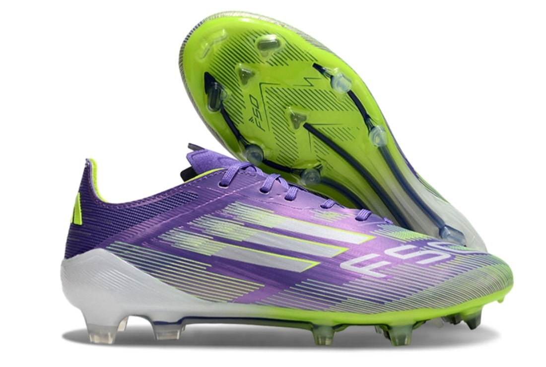 Guayos F50 Morado Verde Cordones