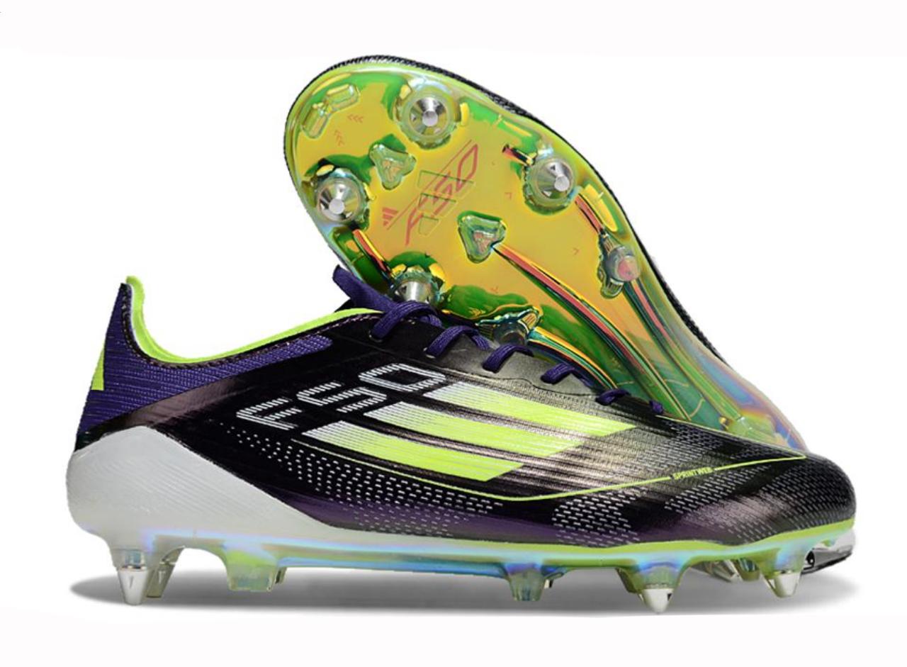 Guayos F50 Morado Verde Tache Aluminio