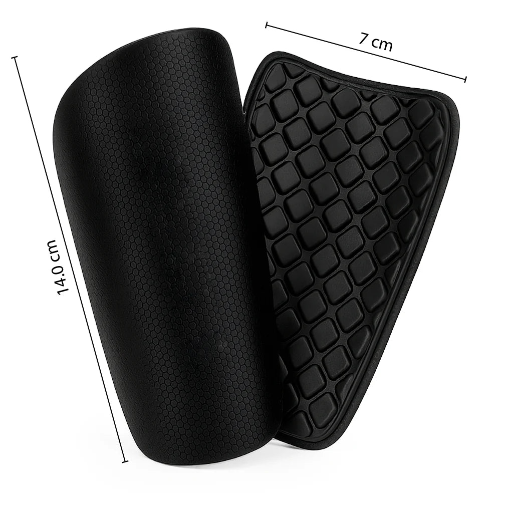 Canilleras Mediana Grip Blanca y Negra