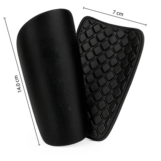 Canilleras Mediana Grip Blanca y Negra