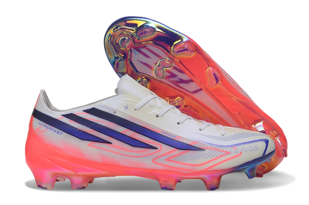 Guayos F50 Hyperfast Blanco Rosado Azul
