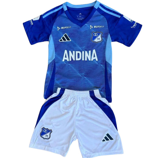 Uniforme Niño Millonarios Local 2025