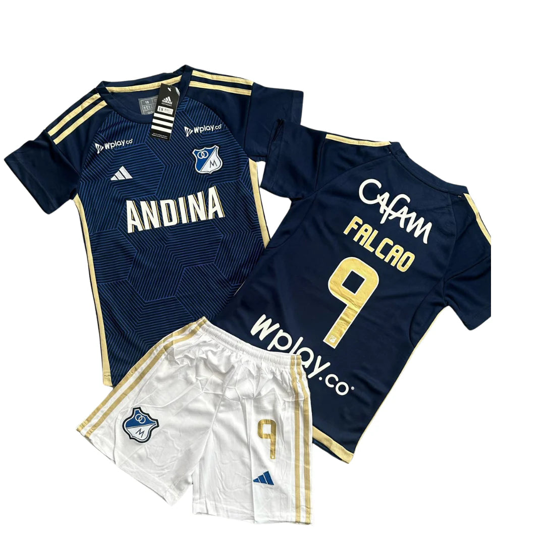 Uniforme Niño Millonarios Falcao 9