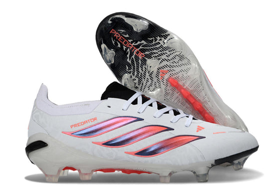 Guayos Predator Powerspine Blanco Negro Rojo Cordones