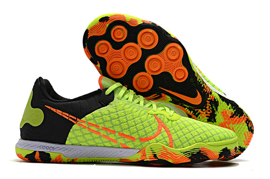Futsala Gato React Verde Negro